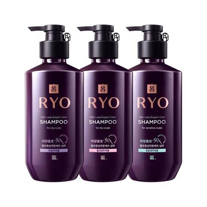 [Ryo] Hair Loss Care Shampoo | Scalp-Specific Solutions | 400ml | GlowLab