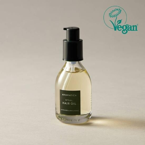 [AROMATICA] Ritual Hair Oil Lavender & Patchouli 50ml | Silky Shine & Nourishing Care