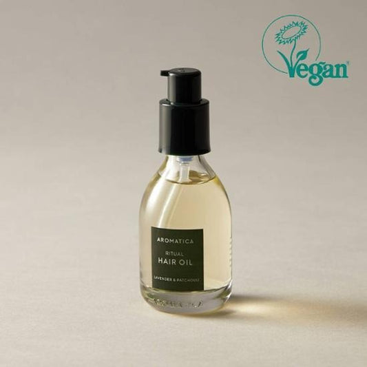 [AROMATICA] Ritual Hair Oil Lavender & Patchouli 50ml | Silky Shine & Nourishing Care