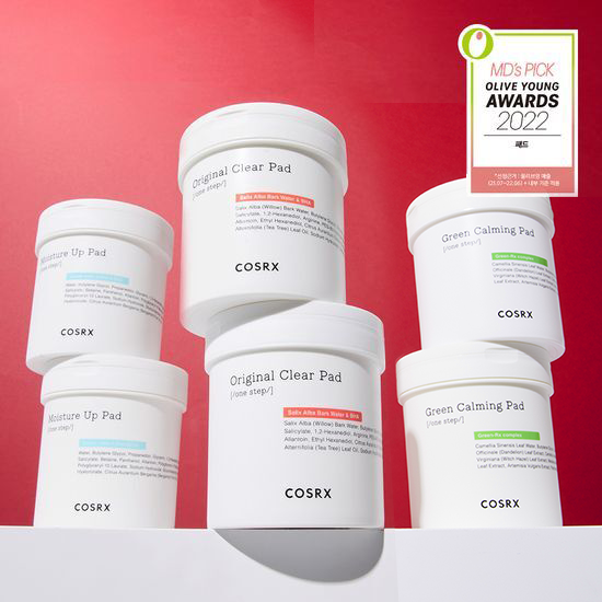 [COSRX] One Step Original Clear Pad | 90 Pads, Green Calming Pad | 90 Pads, Moisture Pad | 90 Pads
