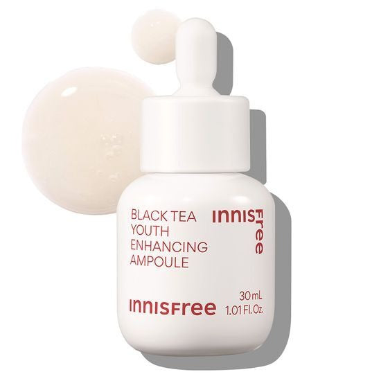 [Innisfree] Black Tea Ampoule with Dewy Radiant Finish 30ml