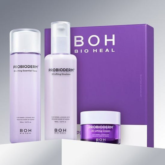 [BIOHEAL BOH] Probioderm 3D Lifting Skin Care Duo Set | Essential Toner 150mL + Emulsion 150mL