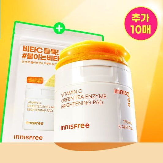 [Innisfree] Vitamin C Radiant Brightening Pad 60 Sheets by Olive Young