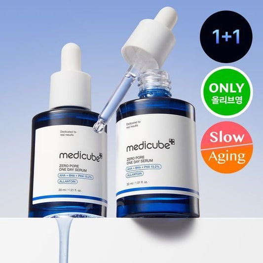 [Medicube] Zero Pore Serum – Smooth Refreshing Texture Duo Set | 30ml + 30ml