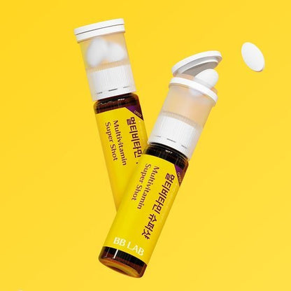 [BB LAB] Multivitamin Super Shot – Daily Nutrient Drink with Mango Orange Flavor | 1 Bottle (1+1 Set)