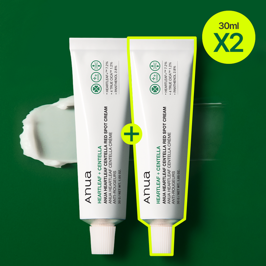 [Anua] Heartleaf Centella Red Spot Cream 30g 2-Pack by oliveYoung