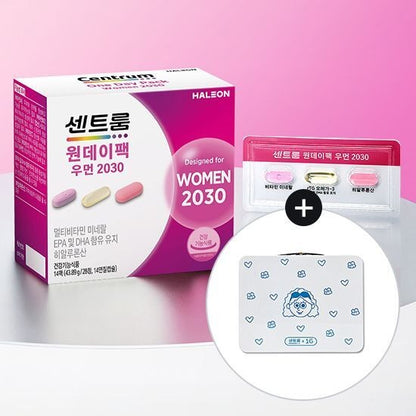 [Centrum] Women's Daily Capsule Pack with Smooth Soft-Gel Texture – 14 Packs + Tin Case