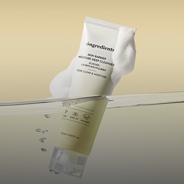 [ongredients] Skin Barrier Moisture Deep Cleanser Cream-to-Foam Texture 120ml