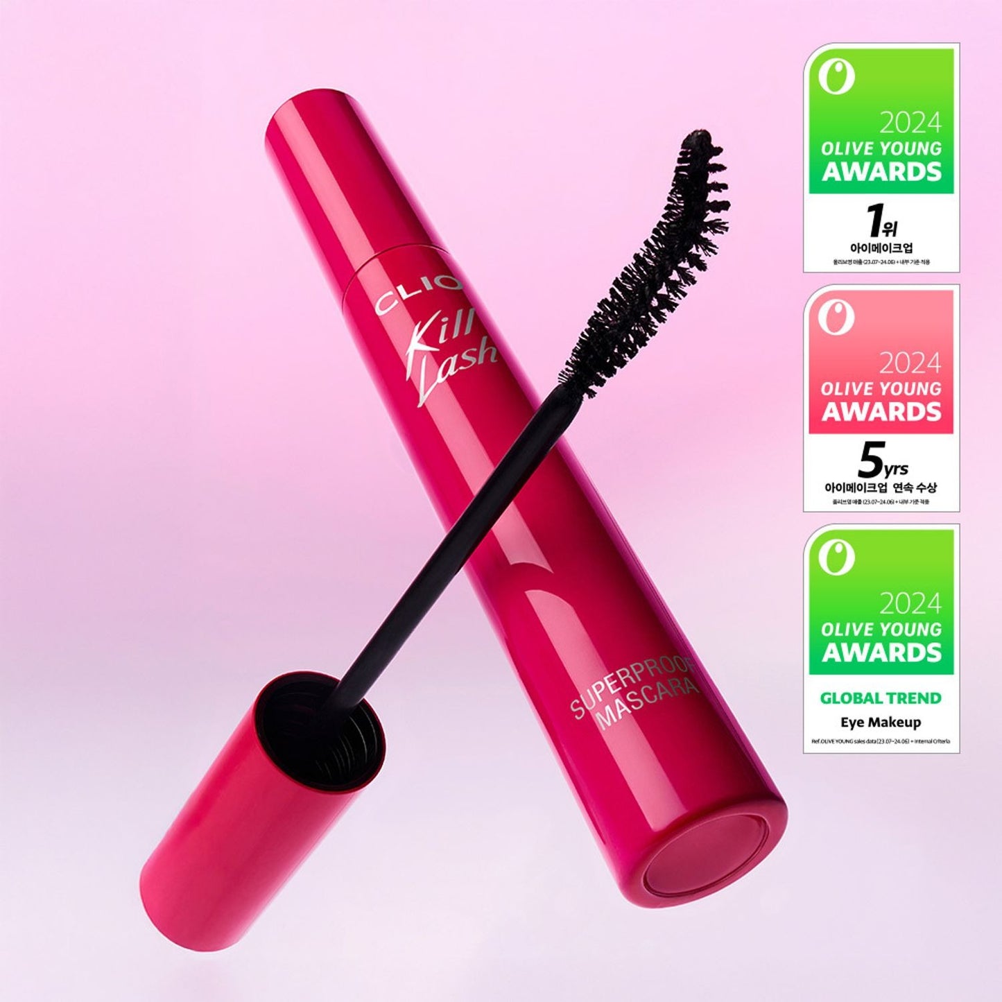 [CLIO] Kill Lash Superproof Mascara 1+1 | Long-Lasting Curl, Volume &amp; Definition