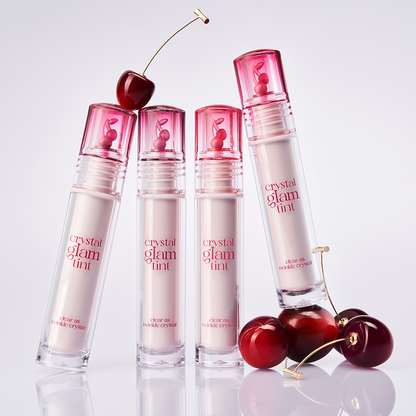 [CLIO] Crystal Glam Tint Cherry Series 3.4g | Glossy Translucent Lip Tint
