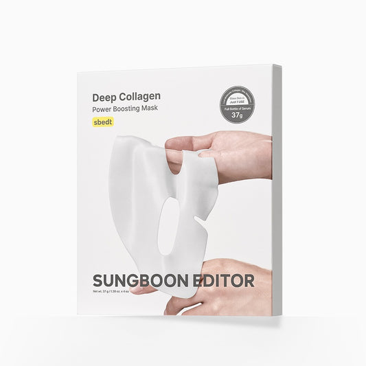 [SUNGBOON EDITOR] Deep Collagen Power Boosting Mask 4 Sheets
