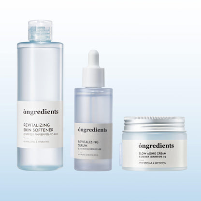 [ongredients] Skincare Gift Set Soft Glow Daily Routine 3-Piece Set