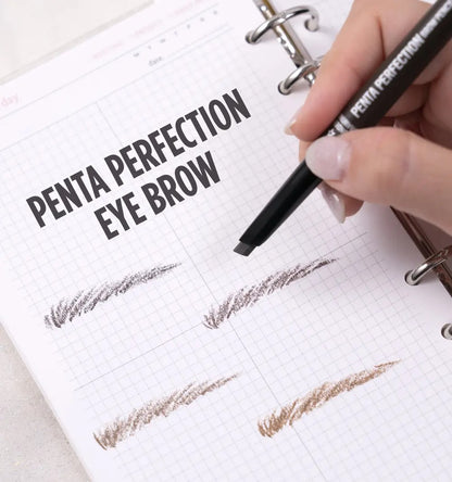 [Holika Holika] Brow Pencil with Soft Powdery Finish – Penta Perfection 1pc