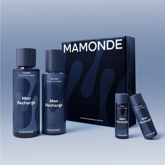[mamonde] Men Recharge Toner & Lotion Set Lightweight Hydrating Care 2-Piece Set