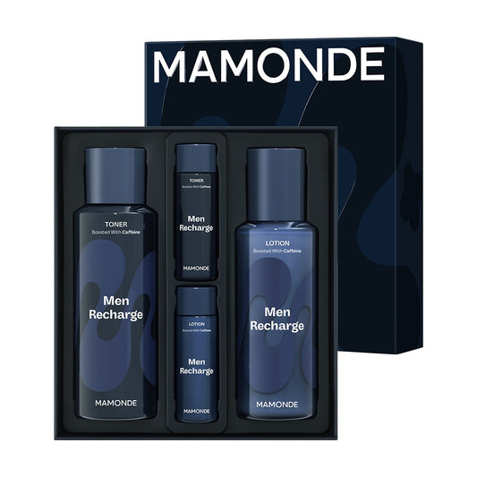 [mamonde] Men Recharge Toner & Lotion Set Lightweight Hydrating Care 2-Piece Set