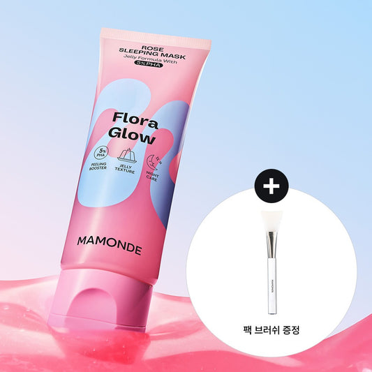 [mamonde] Rose PHA Sleeping Mask Soft Glow Jelly Finish 80 ml Set