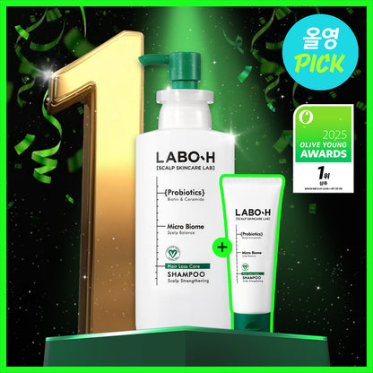 [LABO-H] Scalp Care Shampoo Clean & Soft Finish Set | 333ml + 112ml