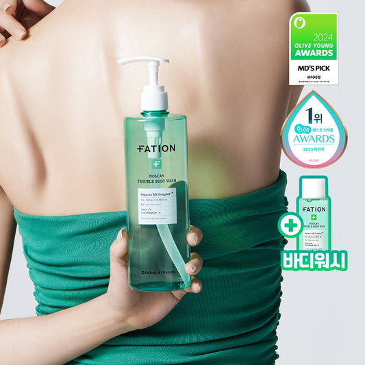 [FATION] Nosca9 Body Wash with Fresh Cleansing Finish (490ml Set)