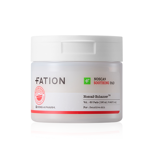 [FATION] NoscA9 Soothing Pad Gentle Refreshing Toner Pads | 60 Pads