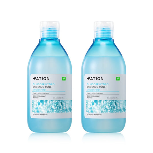 [FATION] Glucose Hydro Essence Toner Duo Set with Fresh Hydrating Finish (300ml x2)