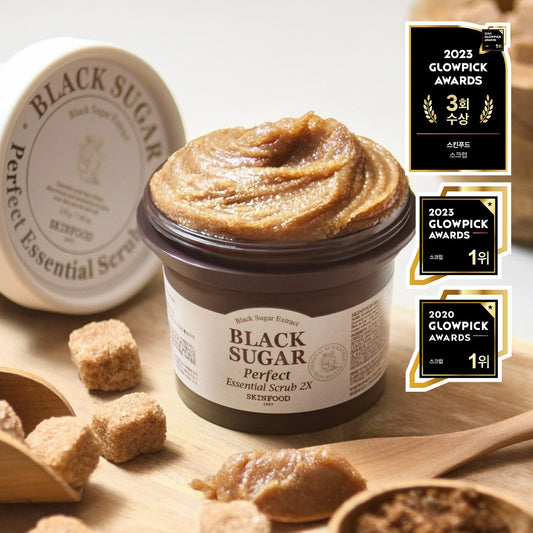 [SKINFOOD] Black Sugar Facial Scrub Smooth Polished Finish 210g