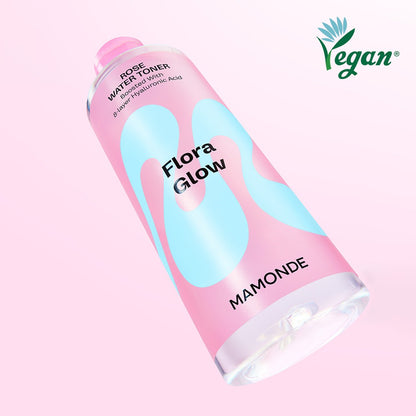 [mamonde] Flora Glow Rose Water Toner Soft Radiant Finish 500ml