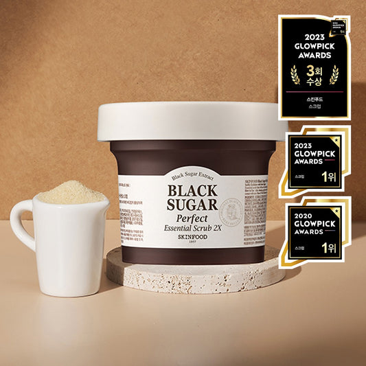 [SKINFOOD] Black Sugar Facial Scrub Smooth Polished Finish 210g