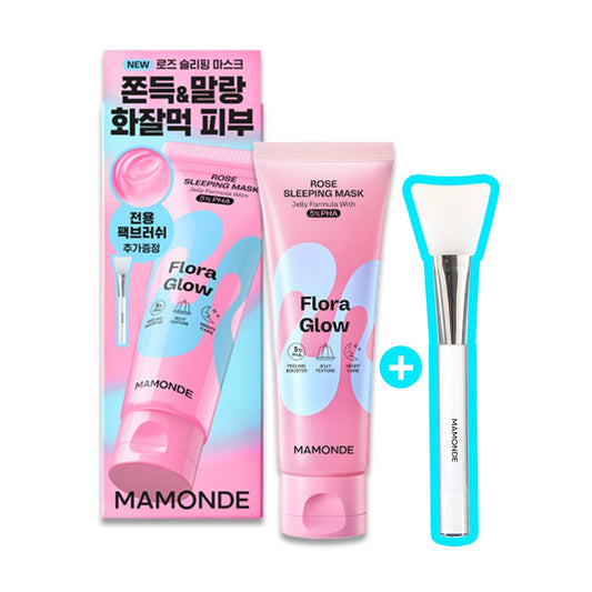 [mamonde] Rose PHA Sleeping Mask Soft Glow Jelly Finish 80 ml Set