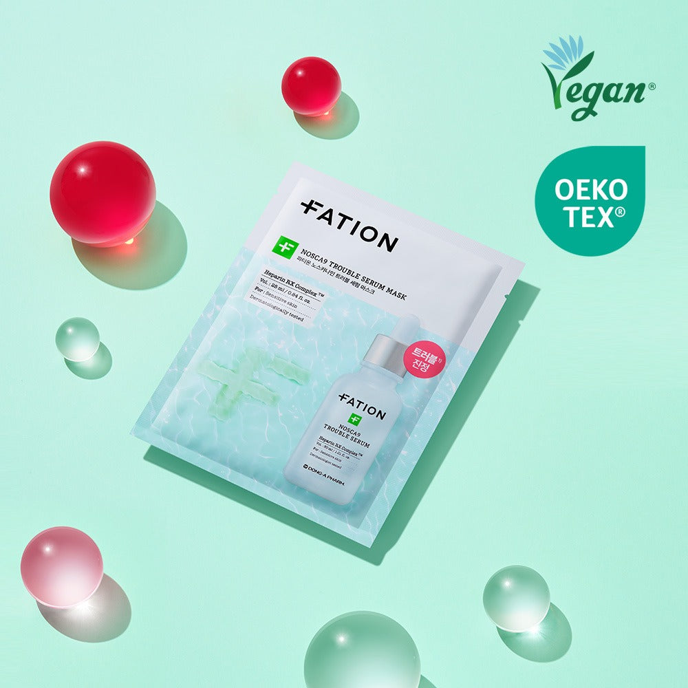 [FATION] NOSCANA9 Serum Sheet Mask Soft Hydrating Comfort Finish (5 Sheets Set)