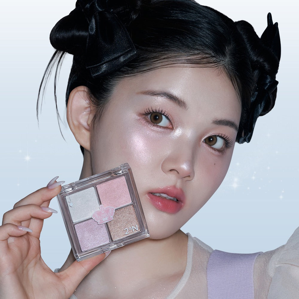 [2aN] Jelly Glow Highlighter Palette Radiant Shimmer Finish 10.8g