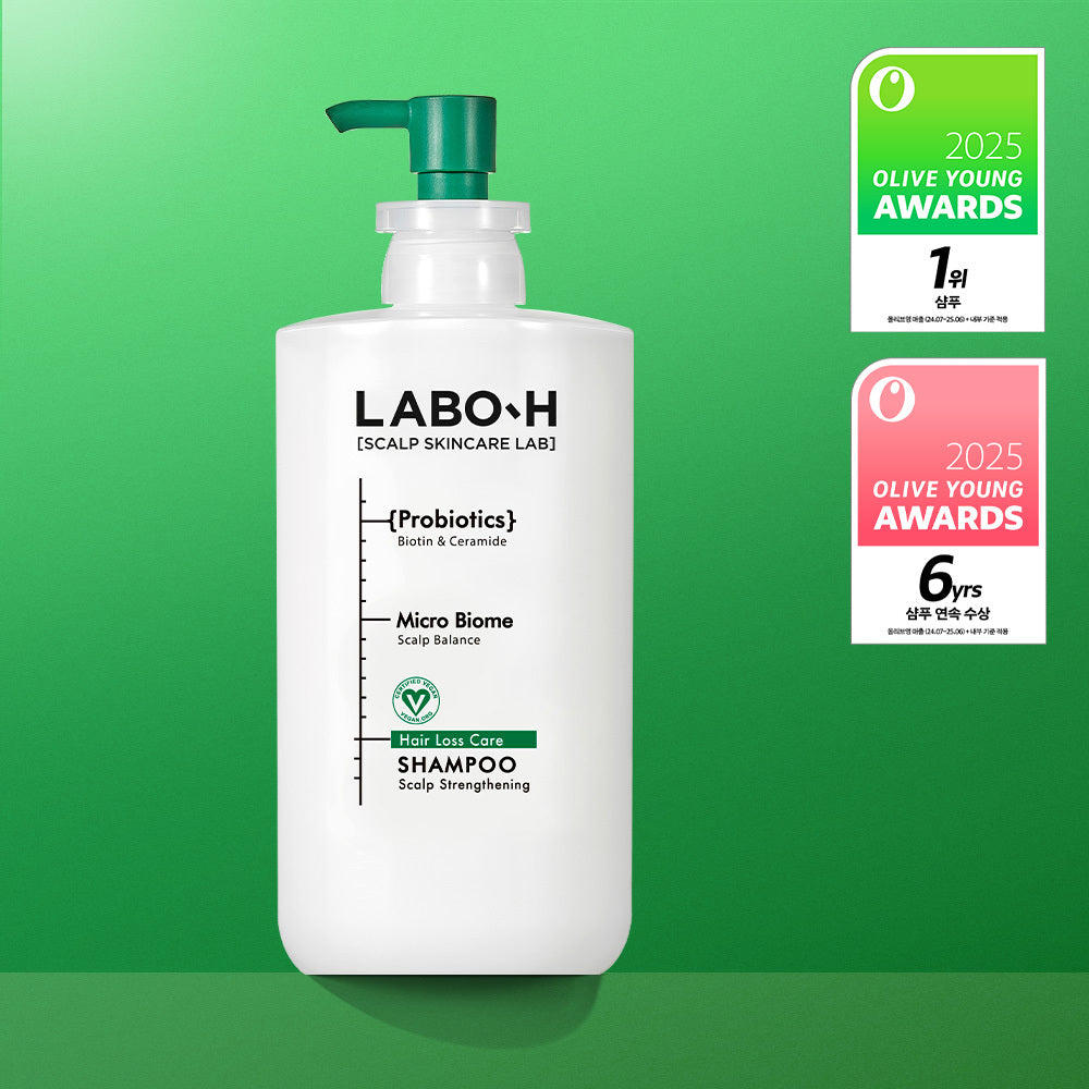 [LABO-H] Scalp Care Clinic Shampoo with Soft Creamy Lather & Fresh Finish – 750 ml