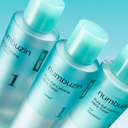 [numbuzin] No.1 Pure & Fresh Soothing Toner Watery Finish 300ml Set (+10 Pads)