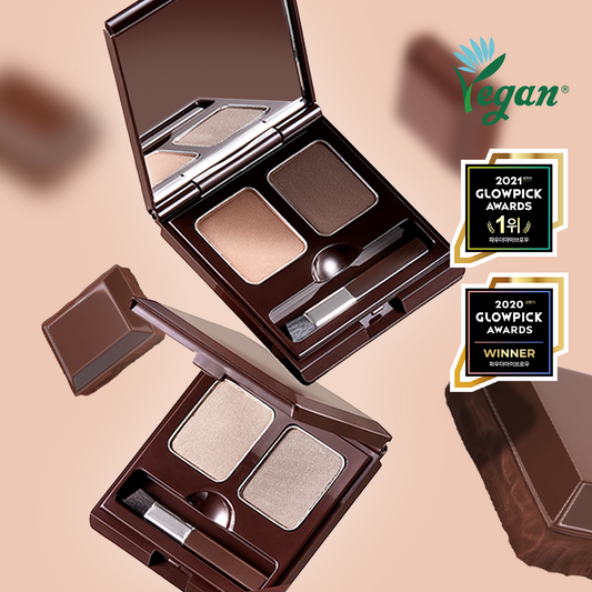 [SKINFOOD] Choco Eyebrow Powder Cake Natural Soft Brow Finish 2 Colors