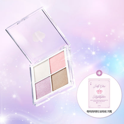 [2aN] Jelly Glow Highlighter Palette Radiant Shimmer Finish 10.8g