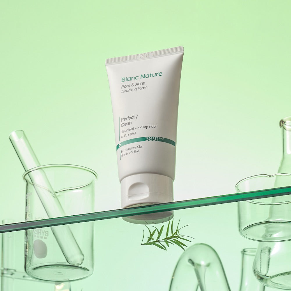 [Blanc Nature] Pore & Acne Cleansing Foam Creamy Refreshing Finish 150ml