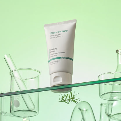 [Blanc Nature] Pore & Acne Cleansing Foam Creamy Refreshing Finish 150ml