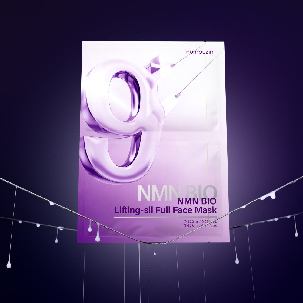 [numbuzin] Full-Face Sheet Mask Smooth Contour Fit Finish 4 Sheets by Olive Young