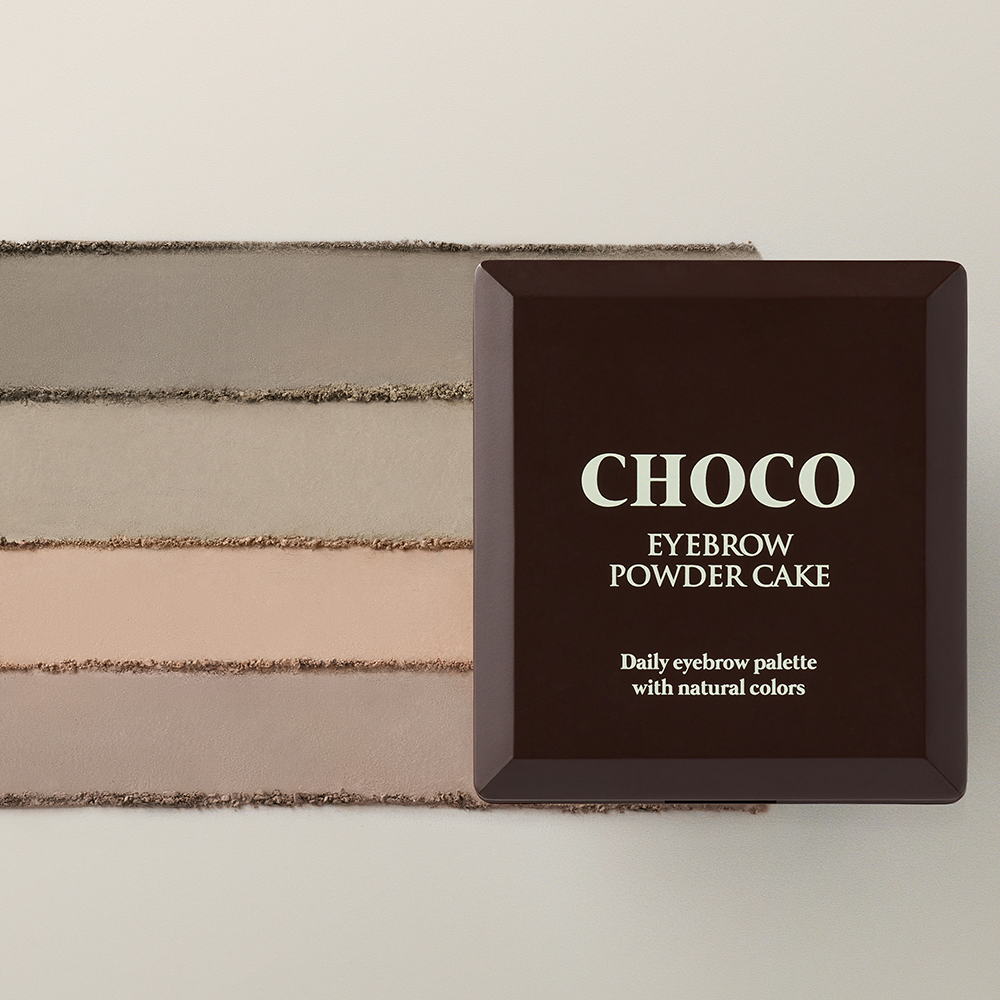 [SKINFOOD] Choco Eyebrow Powder Cake Natural Soft Brow Finish 2 Colors