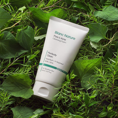 [Blanc Nature] Pore & Acne Cleansing Foam Creamy Refreshing Finish 150ml
