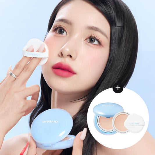 [GIVERNY] Cloud Mesh Cushion Soft Blur Matte Finish SPF40 PA++ 15g (Refill Included)