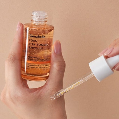 [Genabelle] PDRN Vita Toning Ampoule 30ml | Salmon DNA | Vitamin Capsule Serum | Korean Skincare