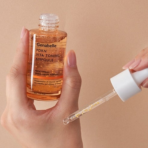 [Genabelle] PDRN Vita Toning Ampoule 30ml | Salmon DNA | Vitamin Capsule Serum | Korean Skincare