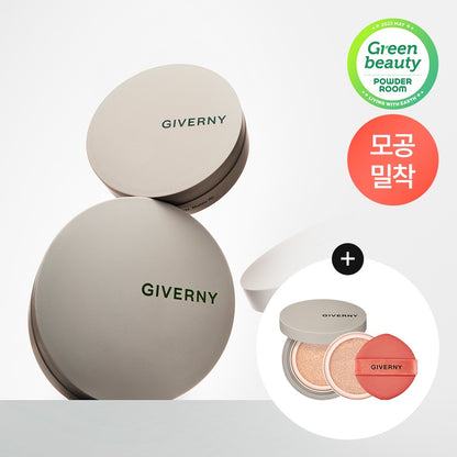 [GIVERNY] Milchak Matte Fit Cushion Soft Matte Finish 12g + Refill