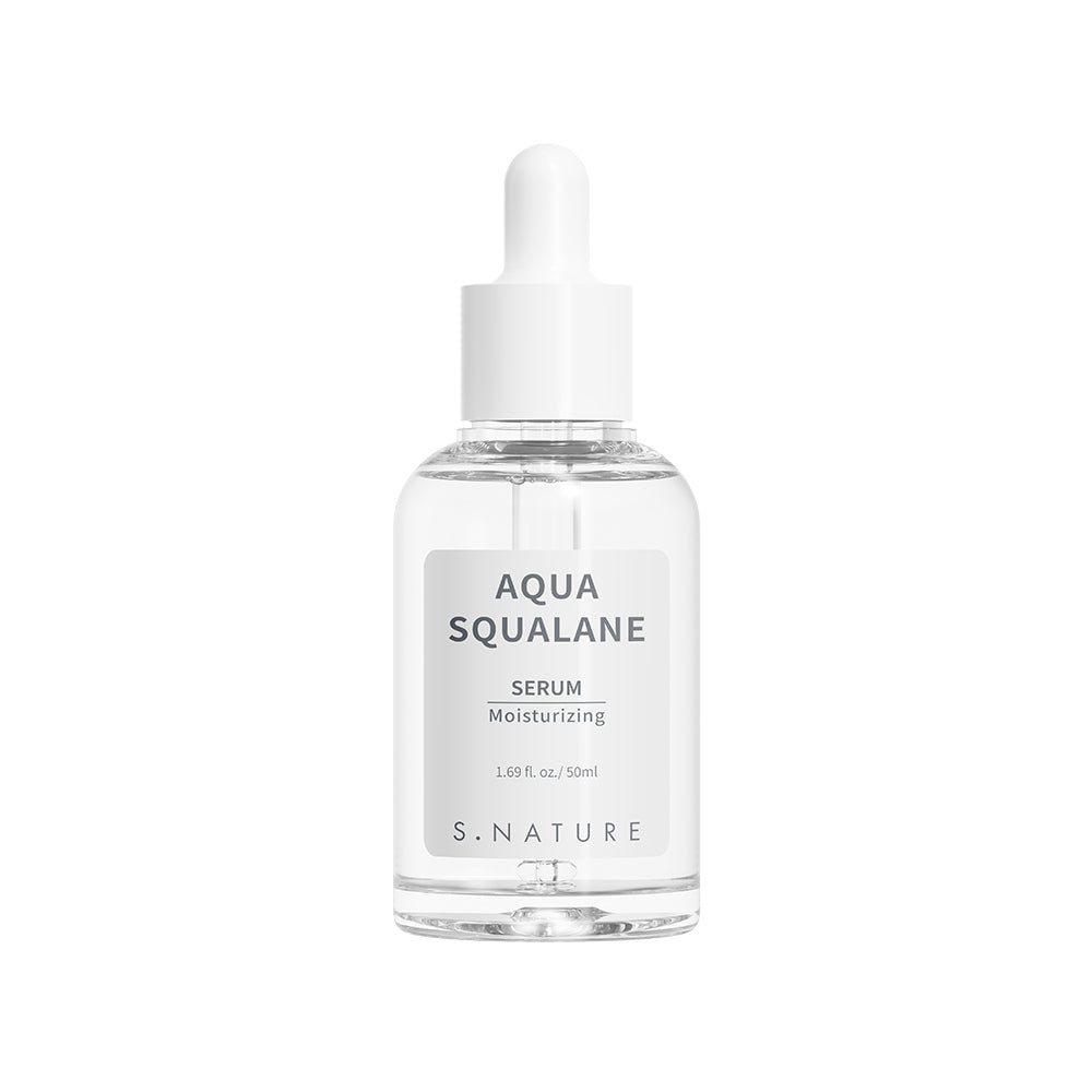 [S.NATURE] Aqua Squalane Serum – Lightweight Hydrating Glow Finish (50 ml)