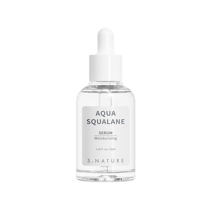 [S.NATURE] Aqua Squalane Serum – Lightweight Hydrating Glow Finish (50 ml)