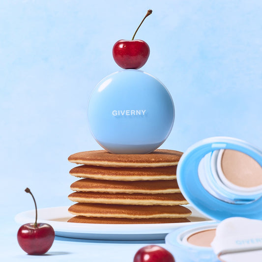 [GIVERNY] Cloud Mesh Cushion Soft Blur Matte Finish SPF40 PA++ 15g (Refill Included)