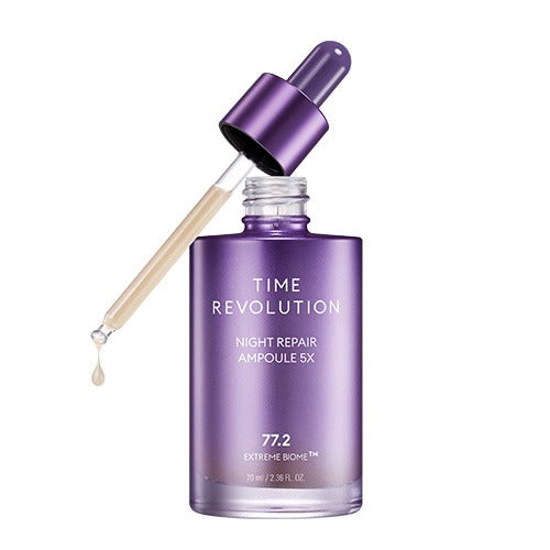 [MISSHA] Time Revolution Night Repair Ampoule 5X 70ml | Intensive Probiotic Serum