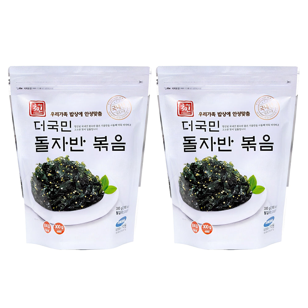 [THE KUKMIN] Seasoned Laver Flakes with Savory Crunch – 300 g × 2 Packs
