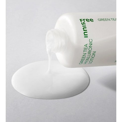 [Innisfree] Green Tea Hyaluronic Skin Care Set – Refreshing Hydration Finish (4-Piece Set)