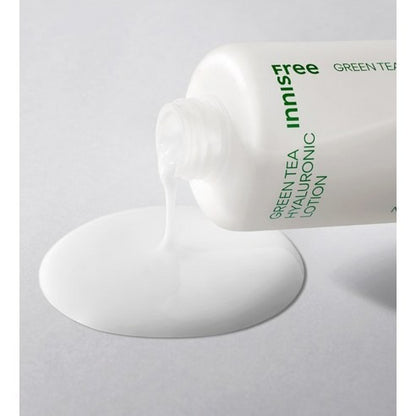 [Innisfree] Green Tea Hyaluronic Skin Care Set – Refreshing Hydration Finish (4-Piece Set)